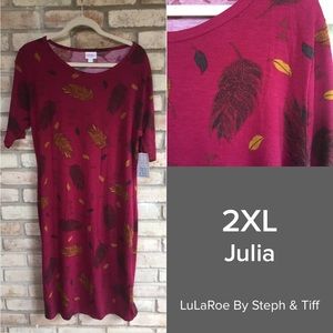 Brand new LuLaRoe Julia dress size 2XL